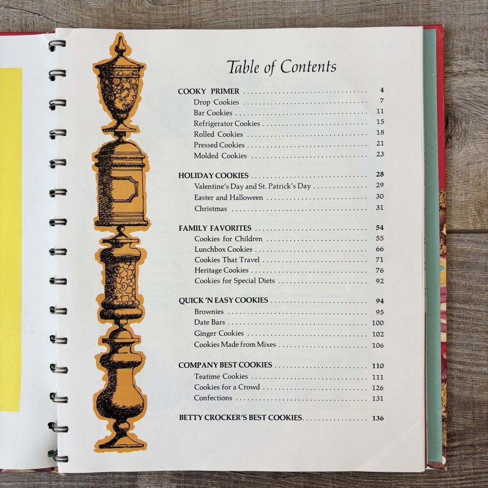 Vtg 1963 Betty Crocker's Cooky Book 1st Edition 8th Printing Spiral Bound HC - Picture 8 of 13